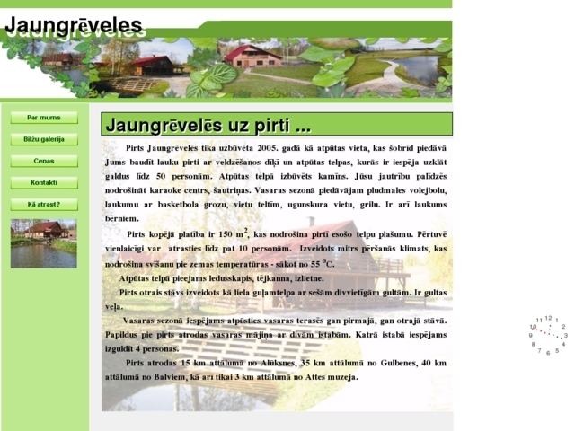 Jaungrēveles atpūtas komplekss ar pirti, SIA